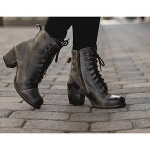Bed Stu Judgement Combat Boots Womens 7  cobbler series brown